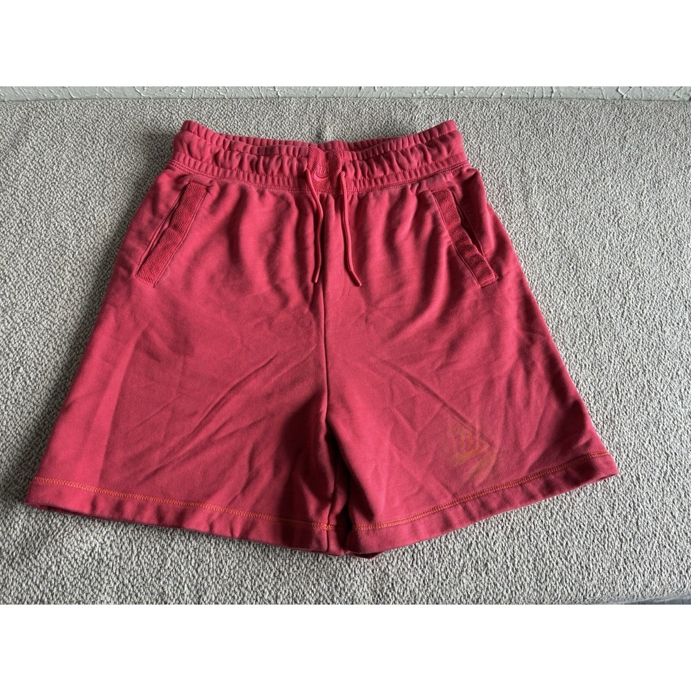 Nike Pink Fleece Shorts Women's Small Athleisure Lounge Sweat Shorts - Picture 13 of 15